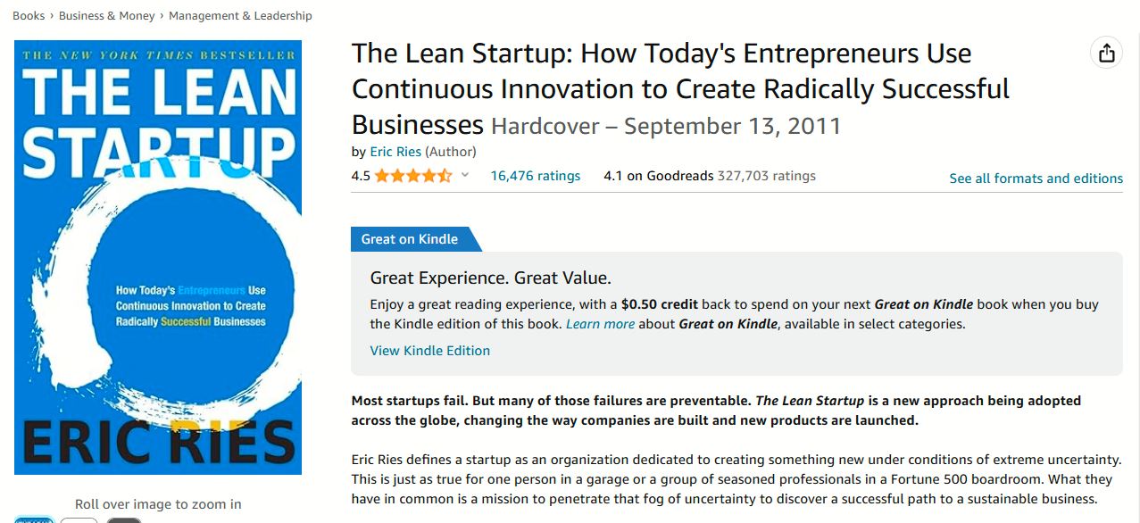 the lean startup eric ries
